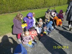 Chasse aux oeufs de Pâques